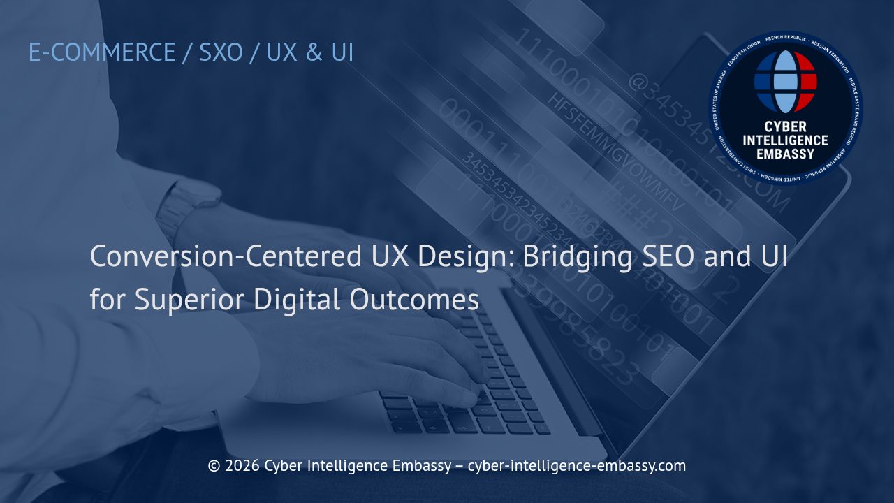 Conversion-Centered UX Design: Bridging SEO and UI for Superior Digital Outcomes