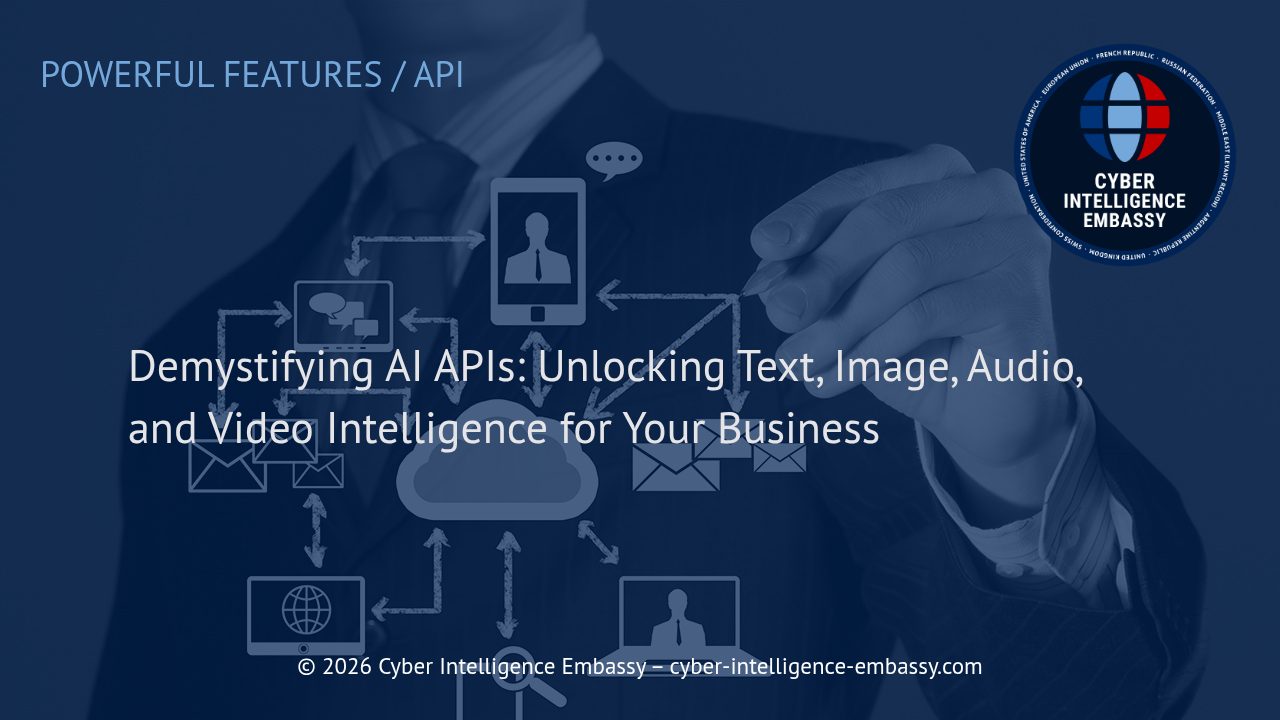 Demystifying AI APIs: Unlocking Text, Image, Audio, and Video Intelligence for Your Business