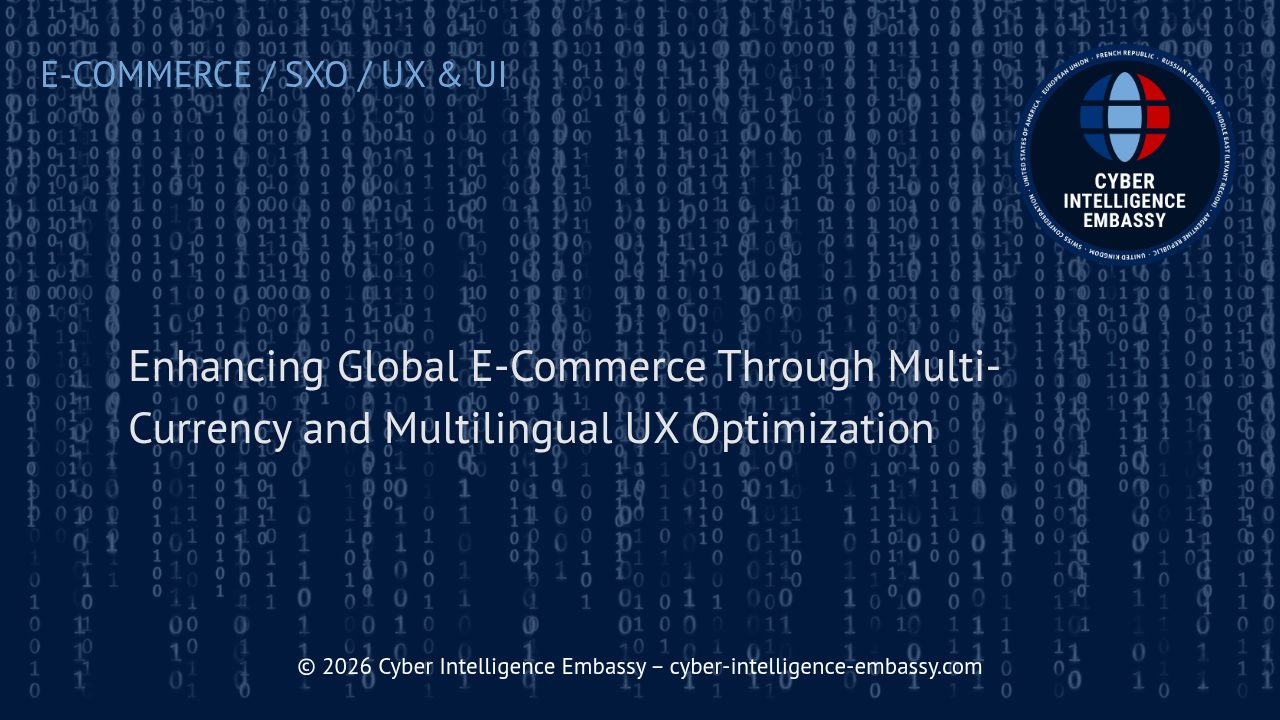 Enhancing Global E-Commerce Through Multi-Currency and Multilingual UX Optimization