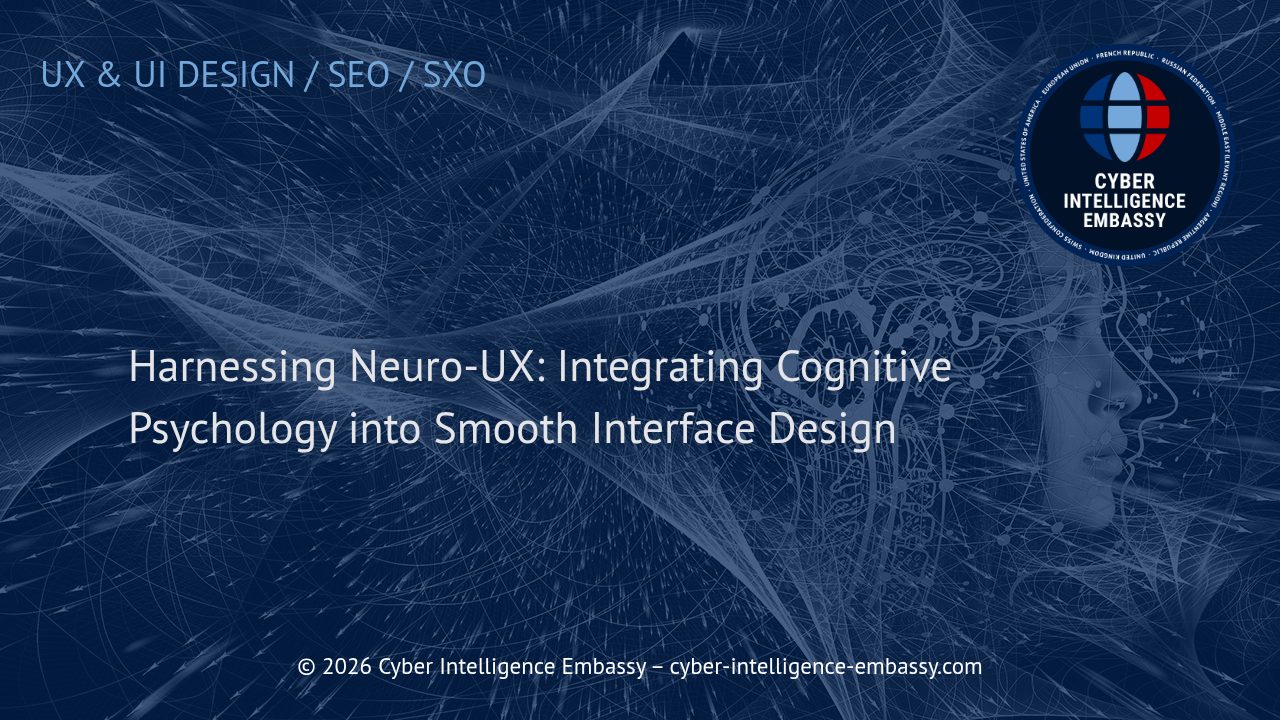 Harnessing Neuro-UX: Integrating Cognitive Psychology into Smooth Interface Design