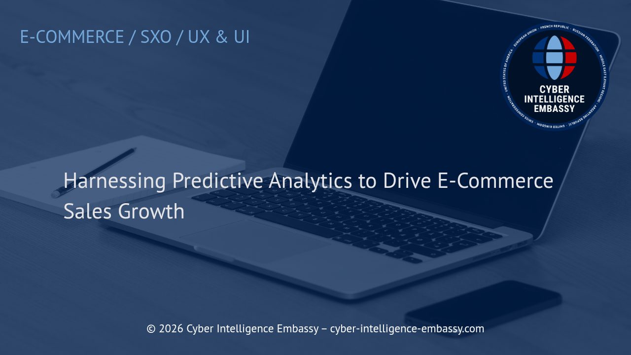 Harnessing Predictive Analytics to Drive E-Commerce Sales Growth