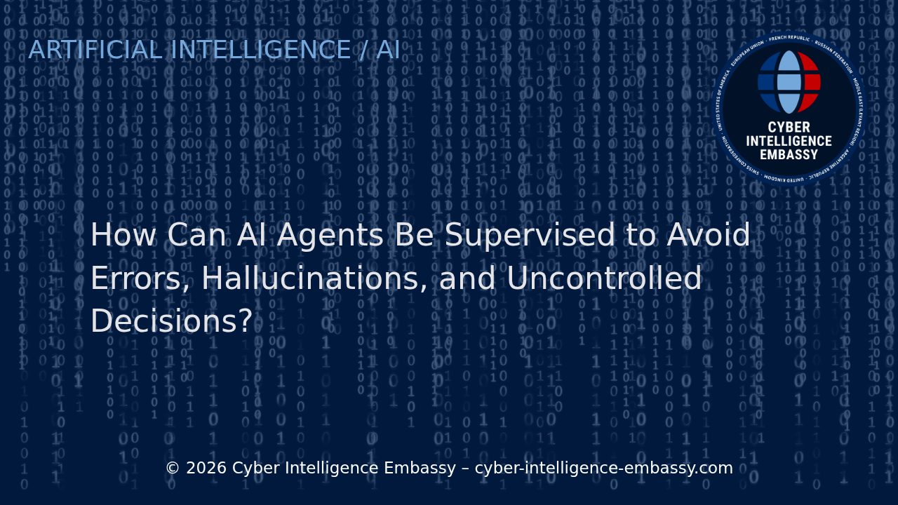How Can AI Agents Be Supervised to Avoid Errors, Hallucinations, and Uncontrolled Decisions?