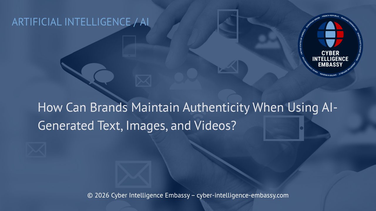 How Can Brands Maintain Authenticity When Using AI-Generated Text, Images, and Videos?