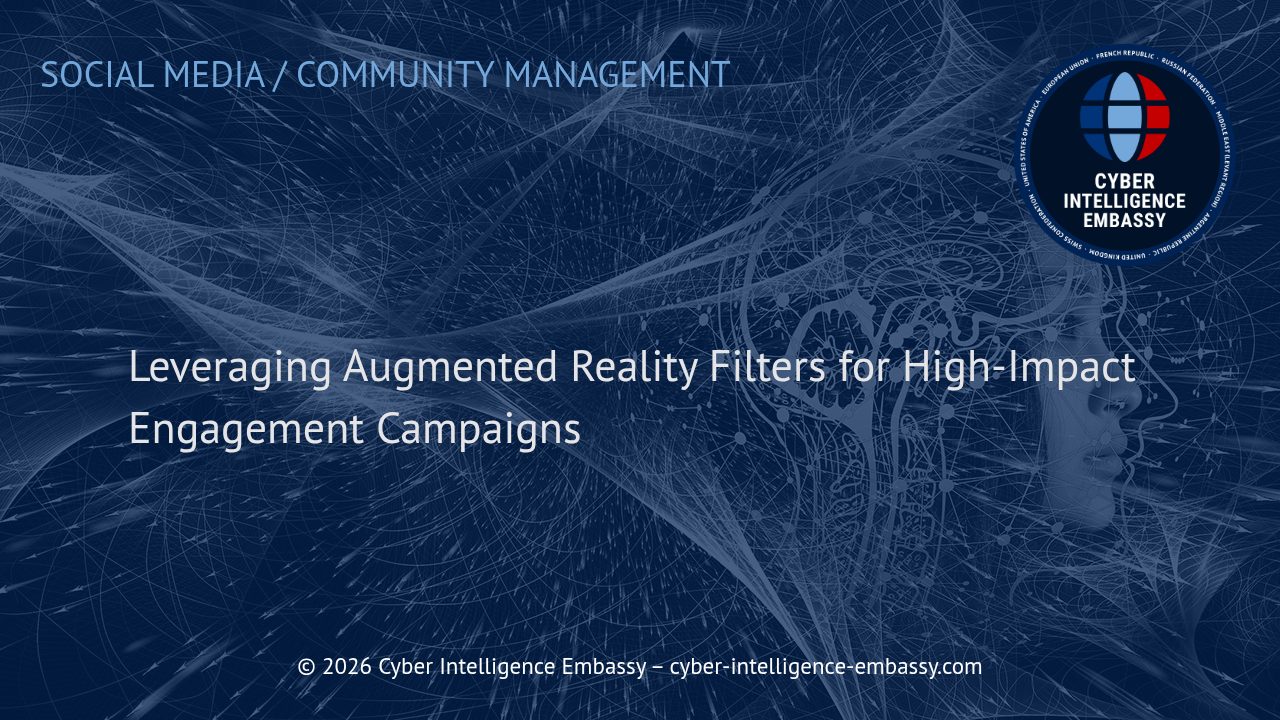 Leveraging Augmented Reality Filters for High-Impact Engagement Campaigns