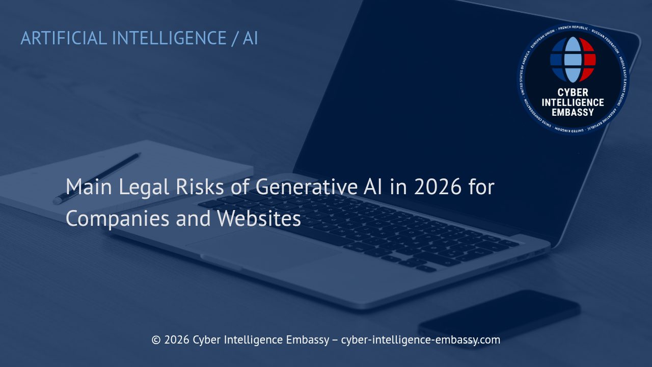 Main Legal Risks of Generative AI in 2026 for Companies and Websites