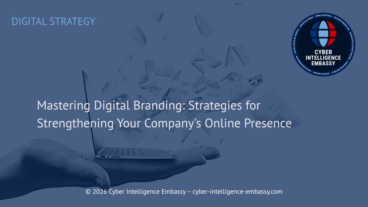 Mastering Digital Branding: Strategies for Strengthening Your Company's Online Presence