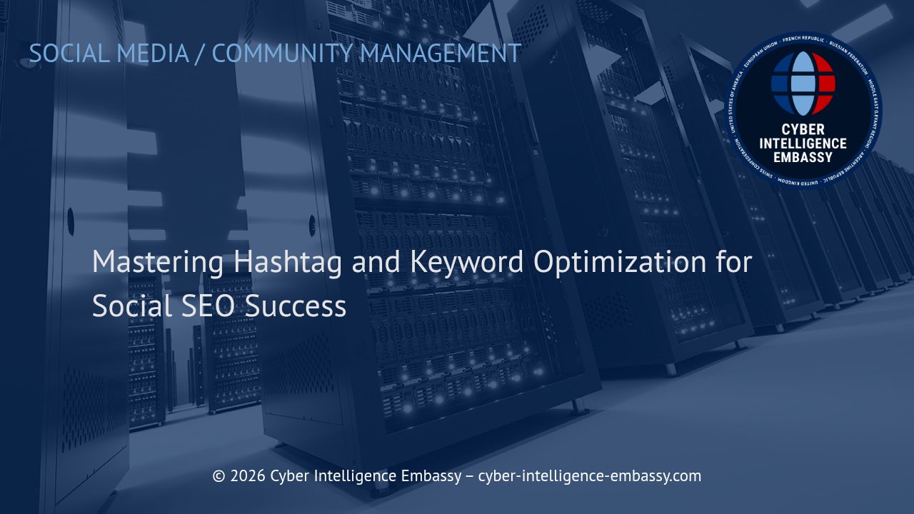 Mastering Hashtag and Keyword Optimization for Social SEO Success