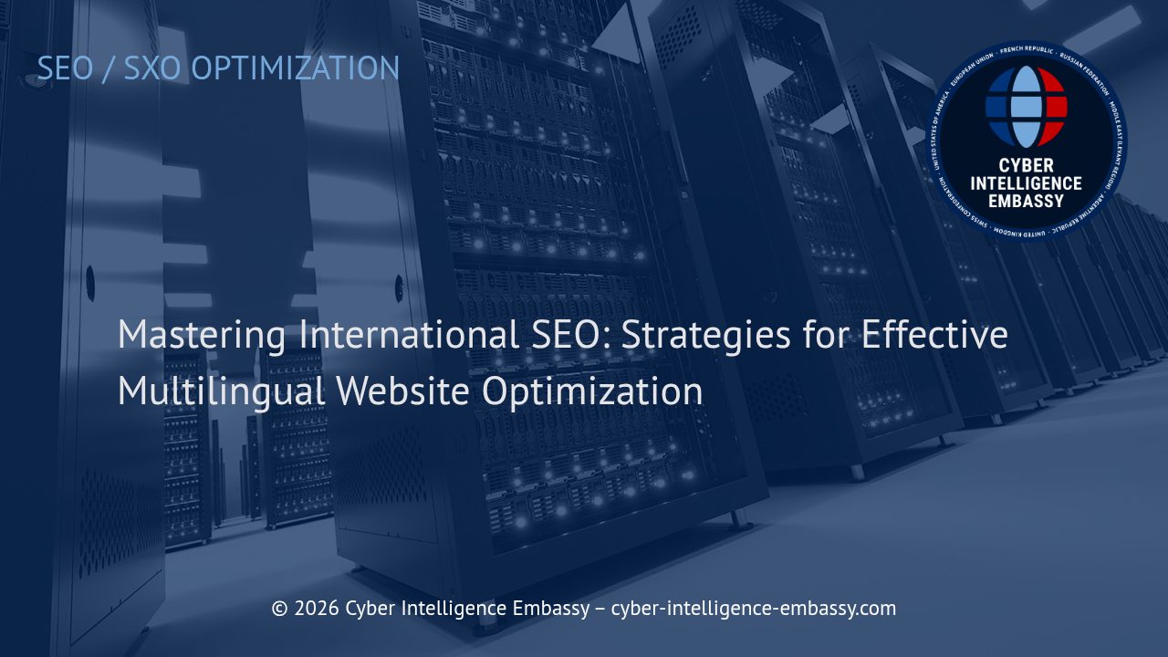 Mastering International SEO: Strategies for Effective Multilingual Website Optimization