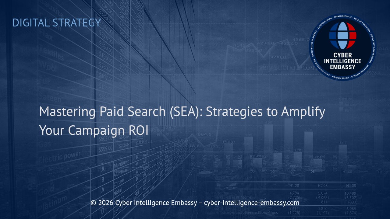 Mastering Paid Search (SEA): Strategies to Amplify Your Campaign ROI