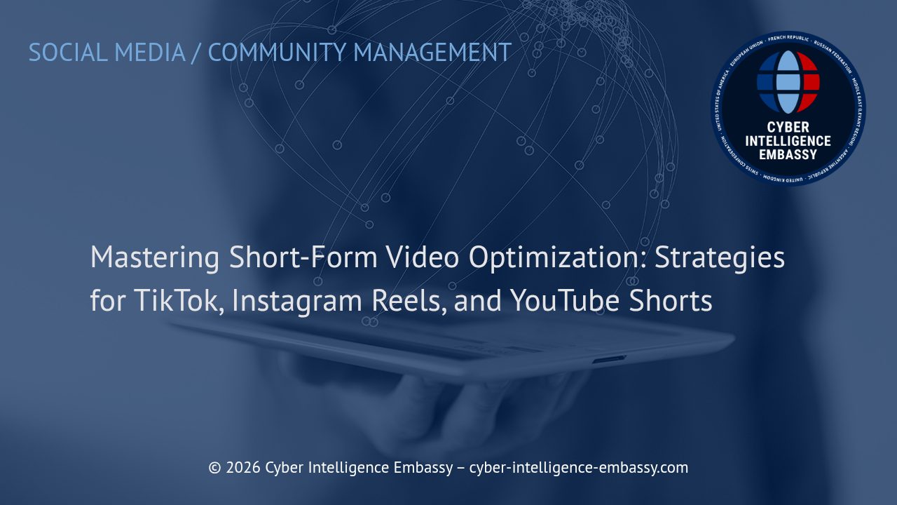 Mastering Short-Form Video Optimization: Strategies for TikTok, Instagram Reels, and YouTube Shorts