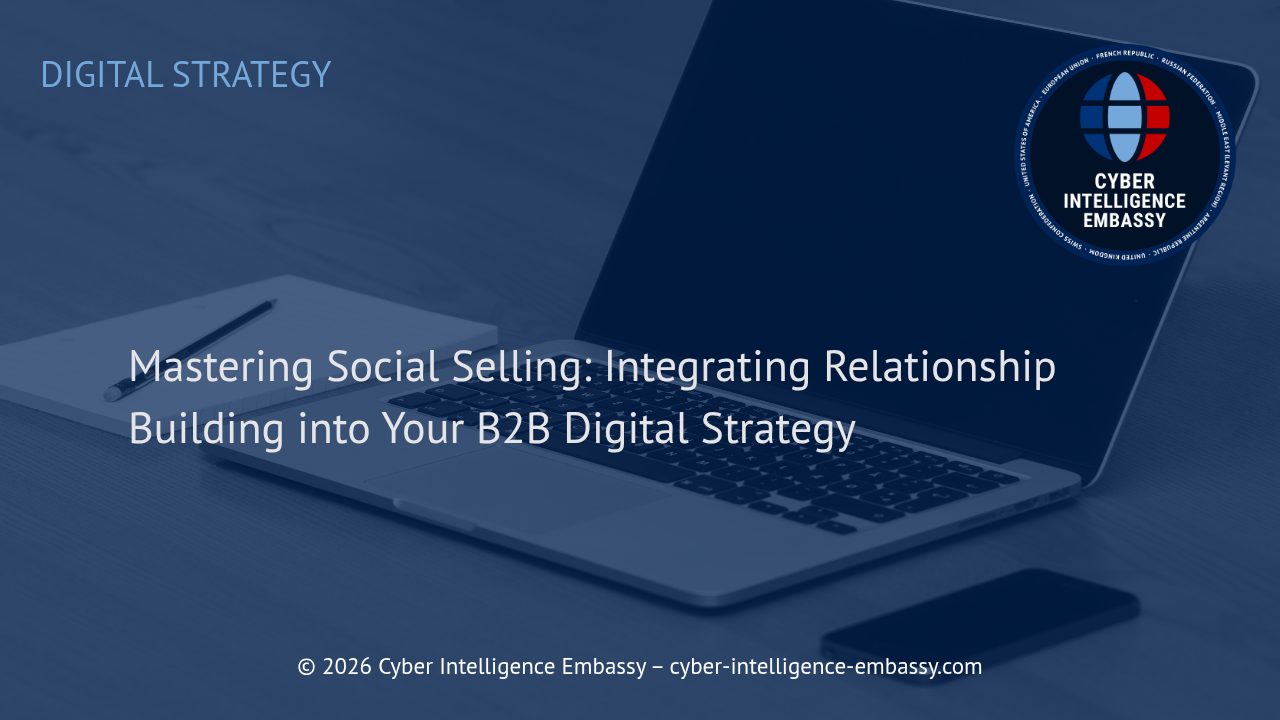 Mastering Social Selling: Integrating Relationship Building into Your B2B Digital Strategy