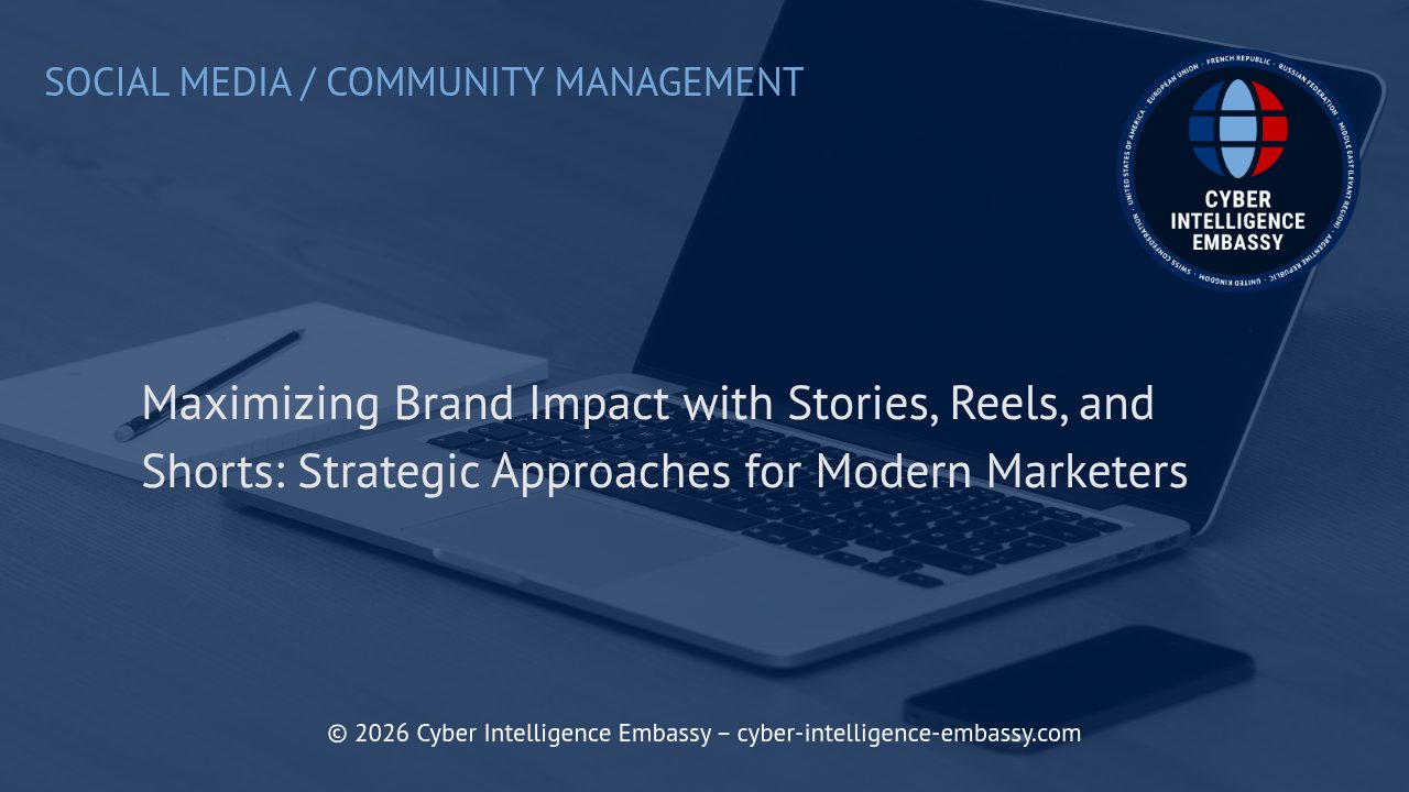 Maximizing Brand Impact with Stories, Reels, and Shorts: Strategic Approaches for Modern Marketers