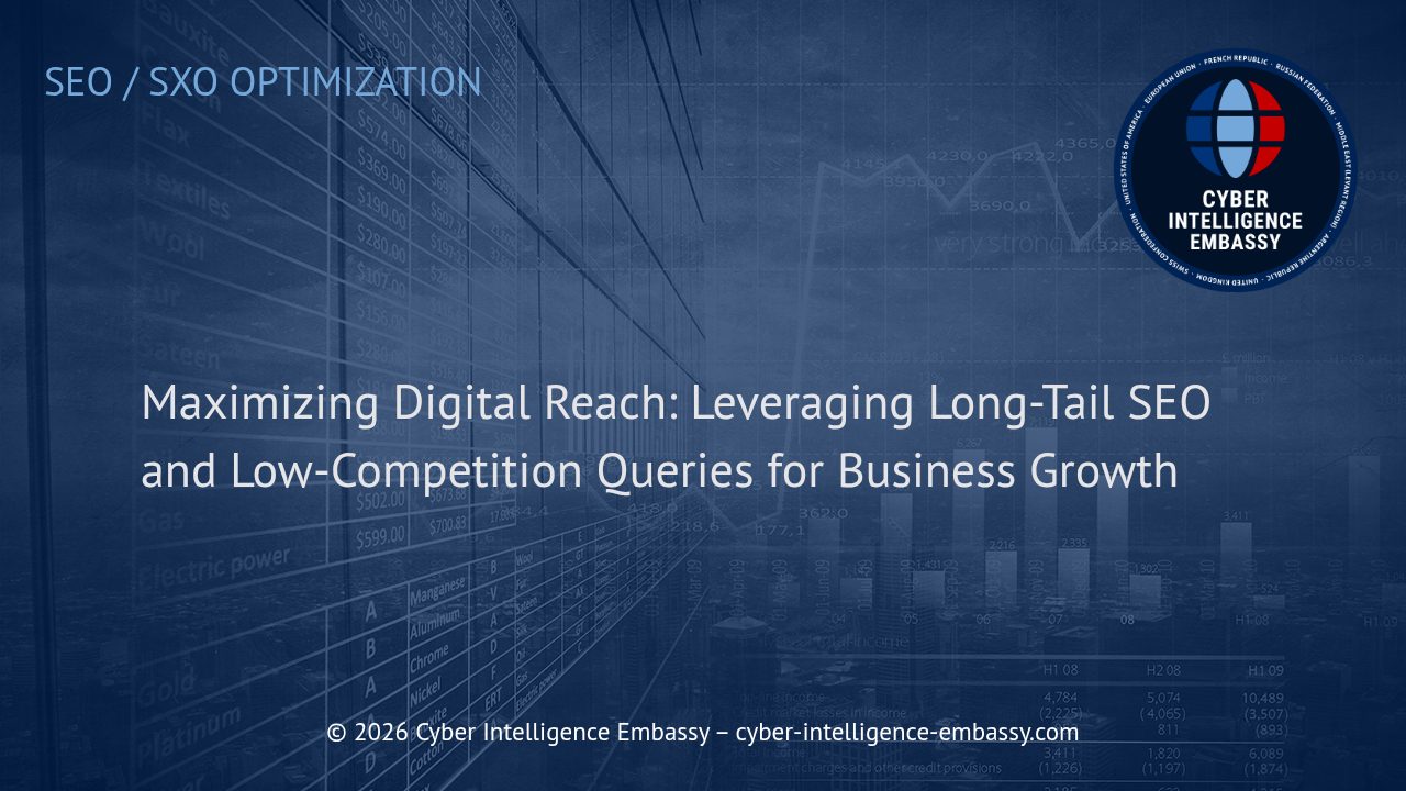 Maximizing Digital Reach: Leveraging Long-Tail SEO and Low-Competition Queries for Business Growth