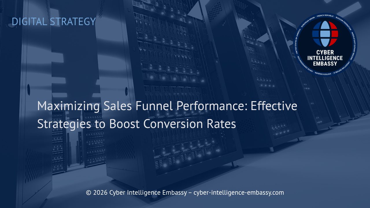 Maximizing Sales Funnel Performance: Effective Strategies to Boost Conversion Rates
