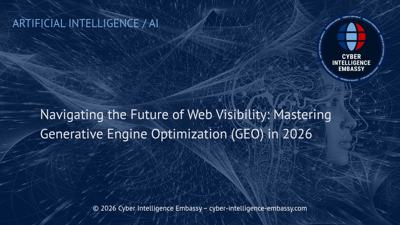 Navigating the Future of Web Visibility: Mastering Generative Engine Optimization (GEO) in 2026
