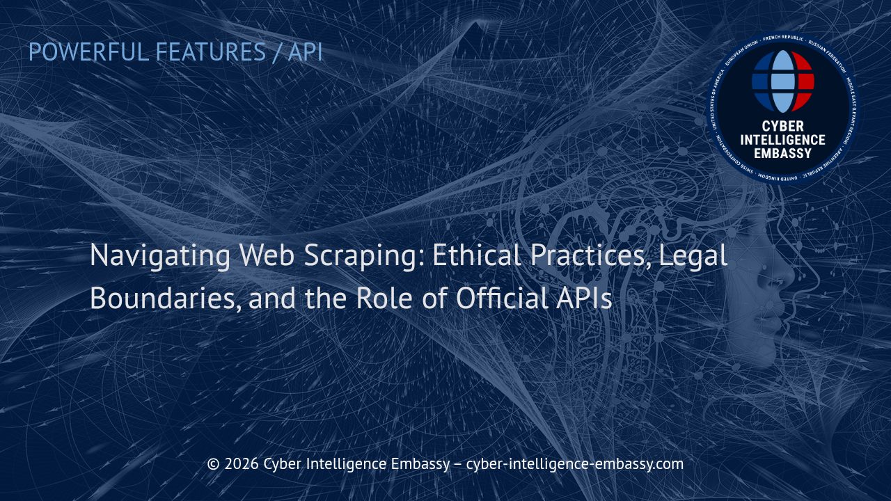 Navigating Web Scraping: Ethical Practices, Legal Boundaries, and the Role of Official APIs