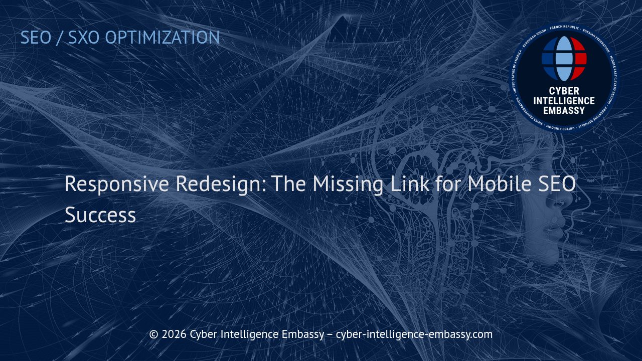 Responsive Redesign: The Missing Link for Mobile SEO Success