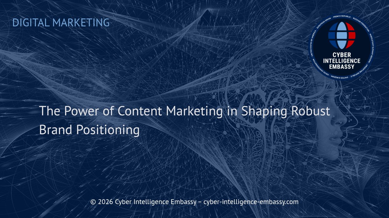 The Power of Content Marketing in Shaping Robust Brand Positioning