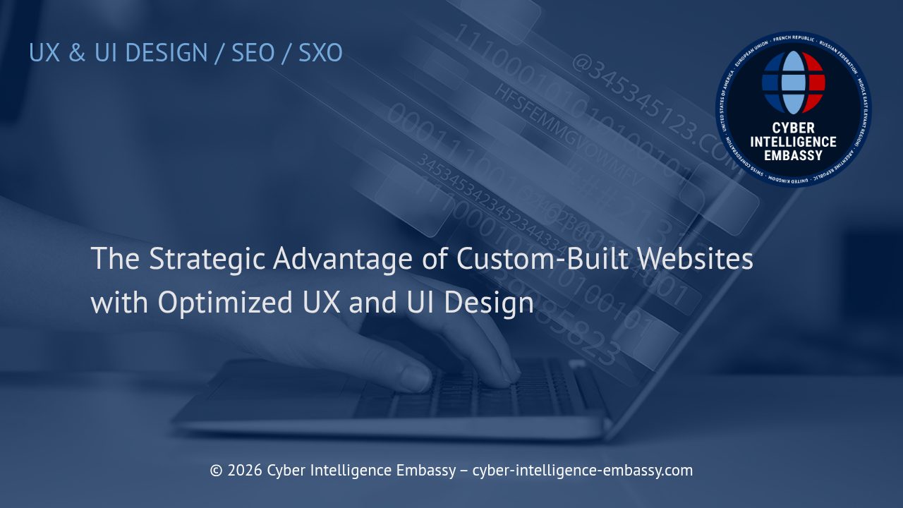 The Strategic Advantage of Custom-Built Websites with Optimized UX and UI Design