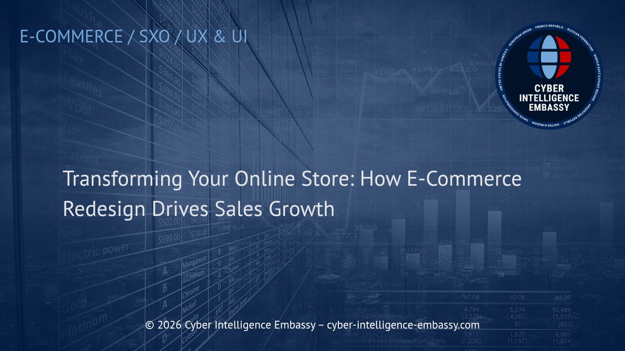 Transforming Your Online Store: How E-Commerce Redesign Drives Sales Growth