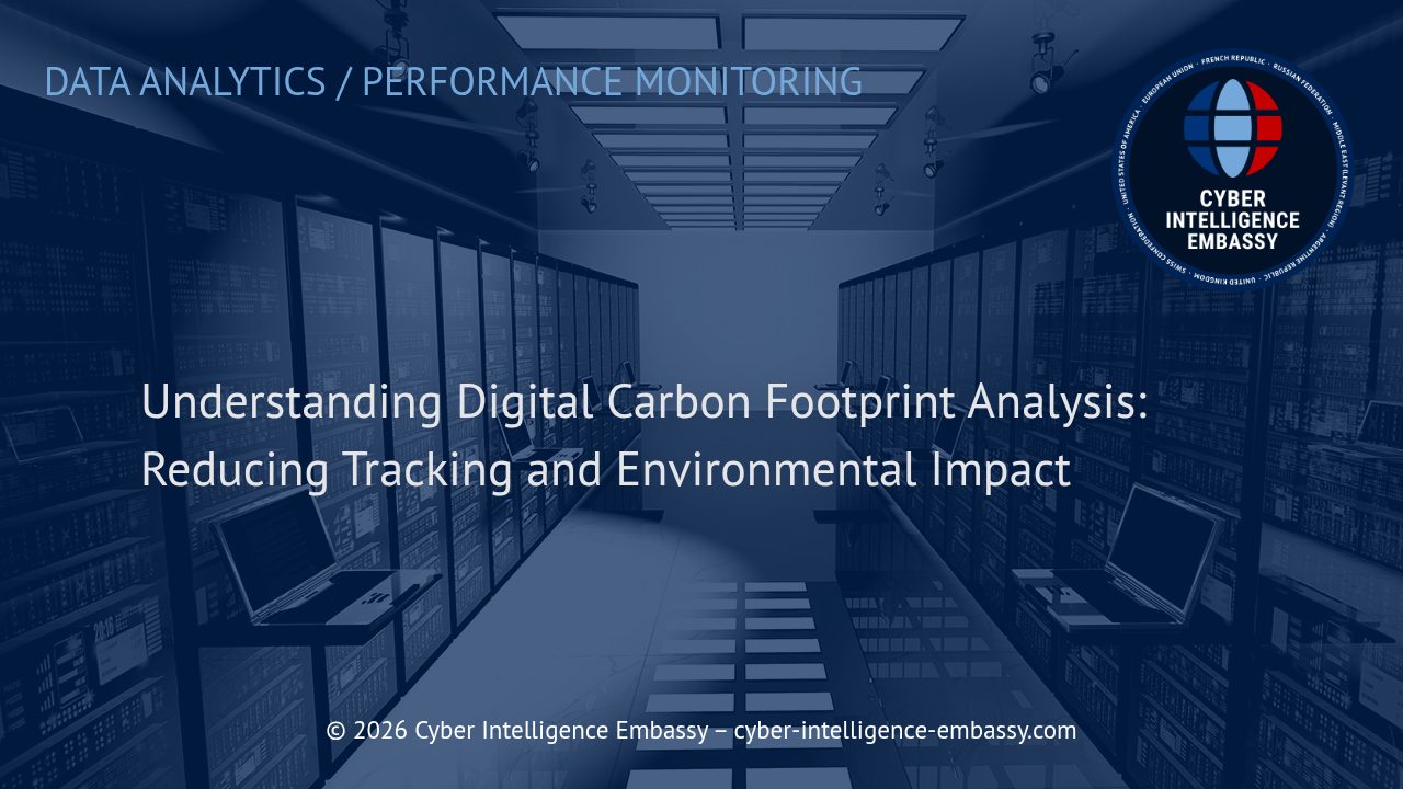 Understanding Digital Carbon Footprint Analysis: Reducing Tracking and Environmental Impact
