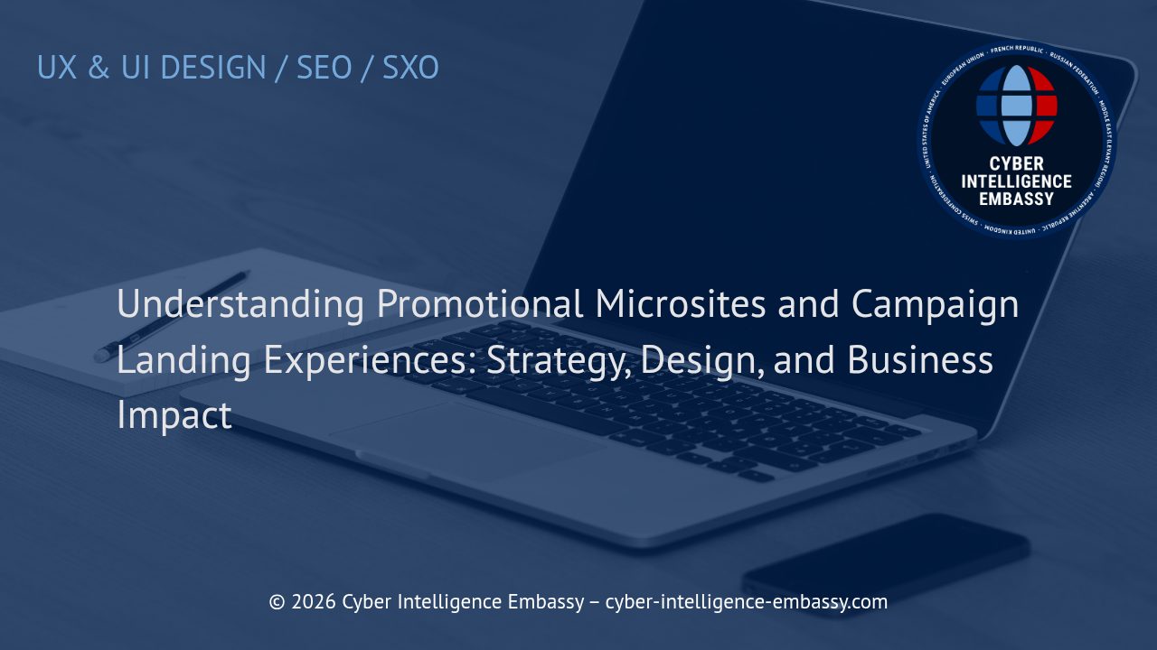 Understanding Promotional Microsites and Campaign Landing Experiences: Strategy, Design, and Business Impact