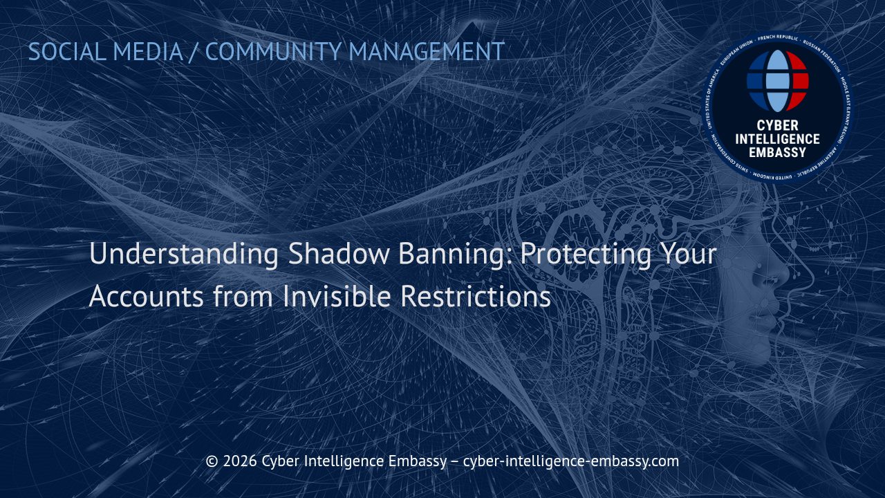 Understanding Shadow Banning: Protecting Your Accounts from Invisible Restrictions