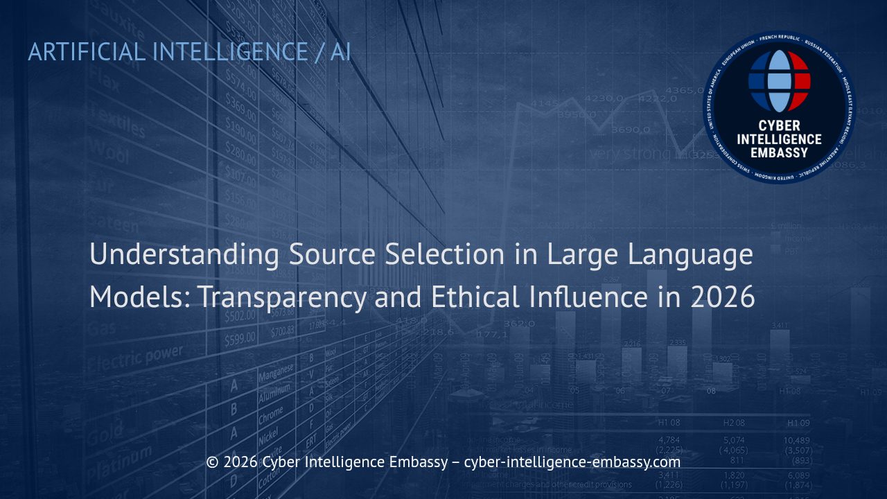 Understanding Source Selection in Large Language Models: Transparency and Ethical Influence in 2026