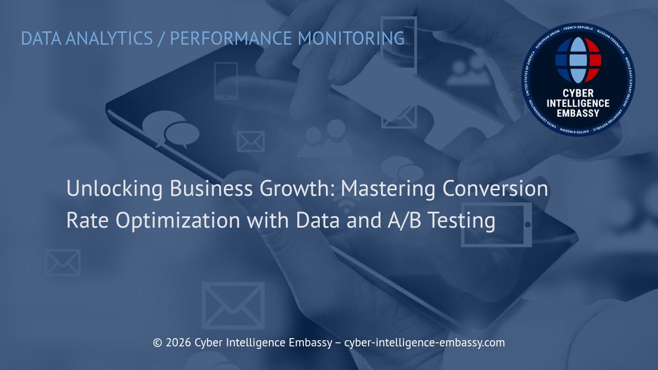 Unlocking Business Growth: Mastering Conversion Rate Optimization with Data and A/B Testing