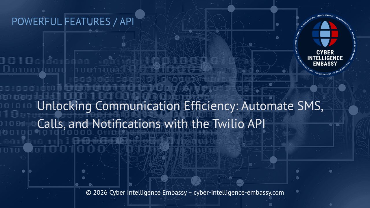 Unlocking Communication Efficiency: Automate SMS, Calls, and Notifications with the Twilio API
