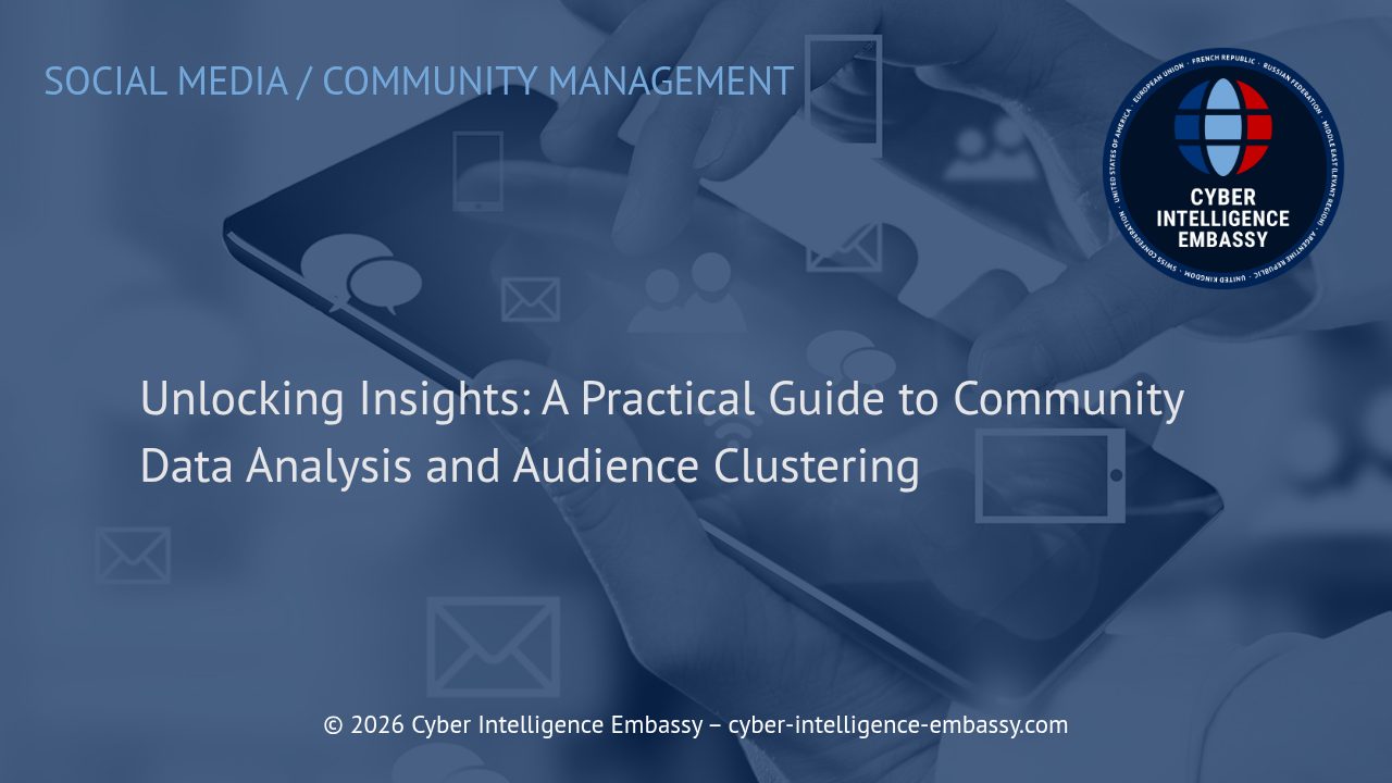 Unlocking Insights: A Practical Guide to Community Data Analysis and Audience Clustering