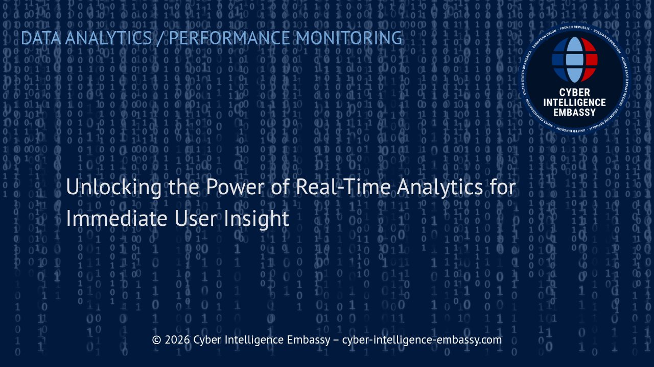 Unlocking the Power of Real-Time Analytics for Immediate User Insight