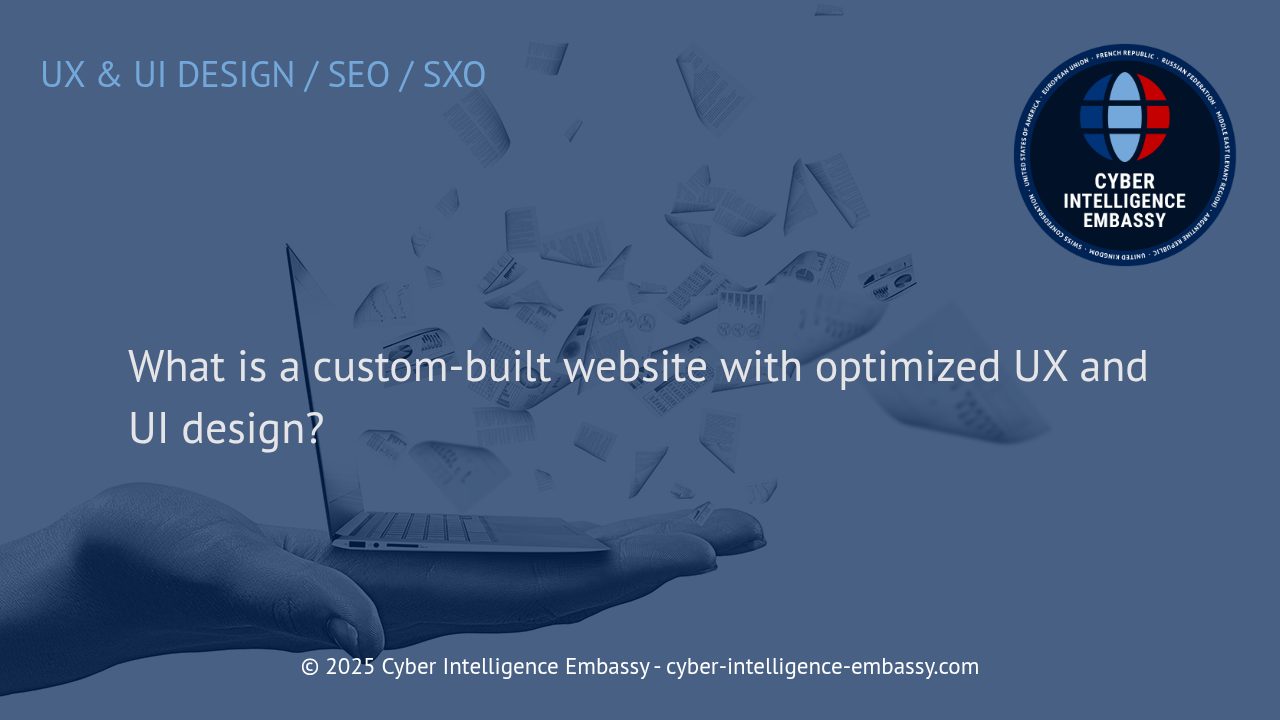 The Strategic Advantage of Custom-Built Websites with Optimized UX and UI Design