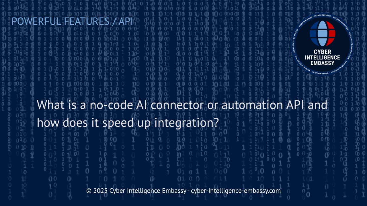 No-Code AI Connectors and Automation APIs: Accelerating Integration Without the Code