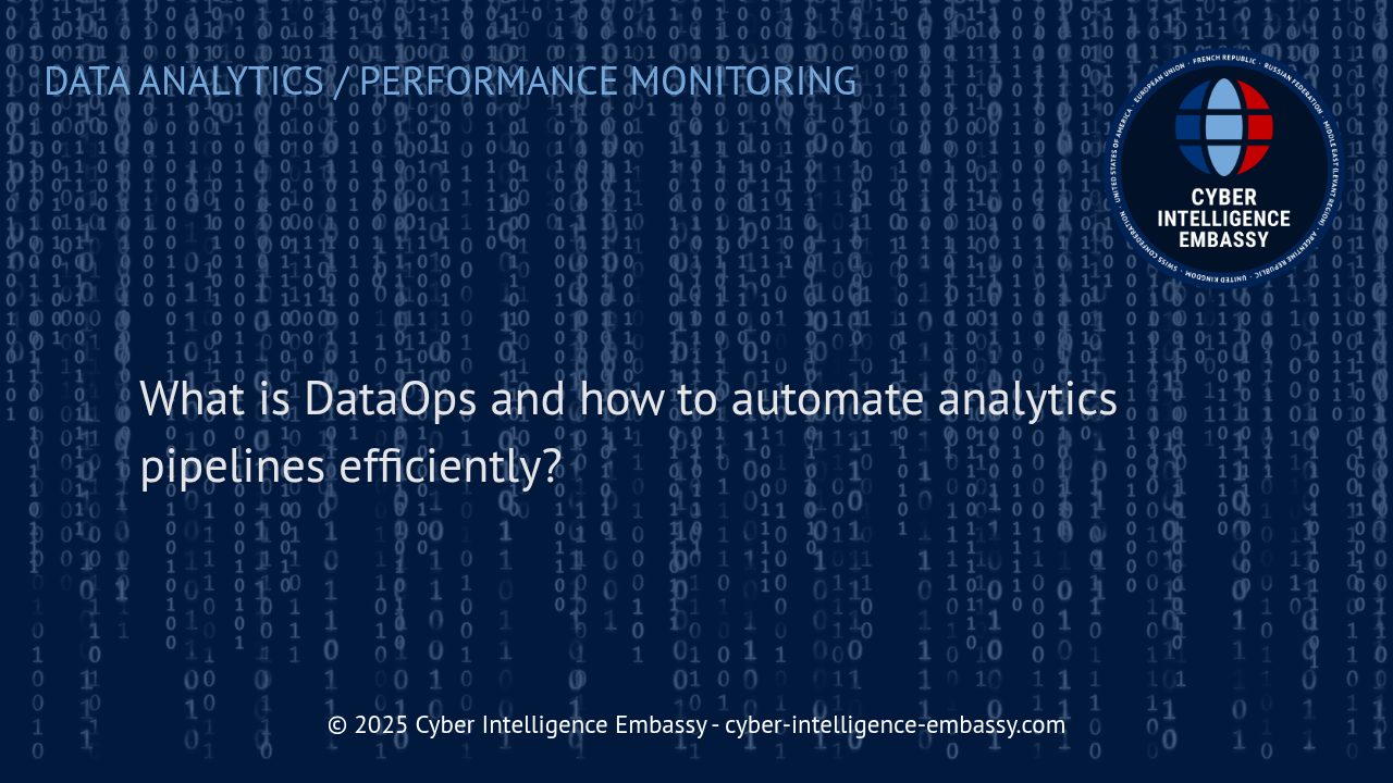 Streamlining Analytics: Harnessing DataOps and Automation for Efficient Data Pipelines