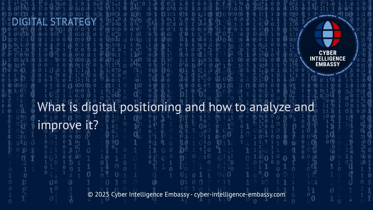 Mastering Digital Positioning: Strategies for Visibility and Competitive Advantage