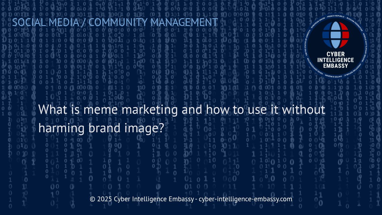 Harnessing Meme Marketing: Strategies for Brand Success Without Compromising Reputation