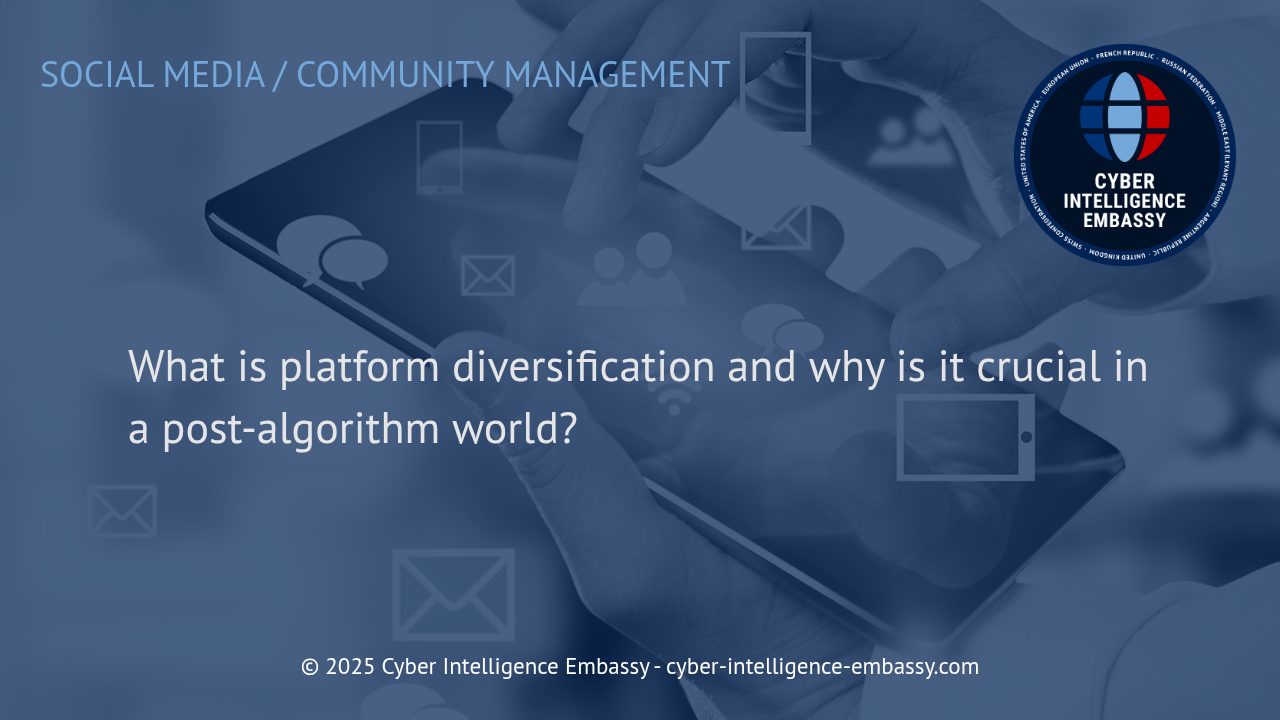 Embracing Platform Diversification in the Evolving Digital Ecosystem