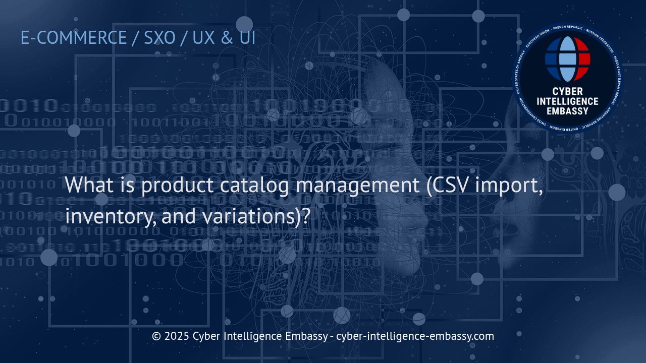 Mastering Product Catalog Management: From CSV Imports to Inventory and Product Variations