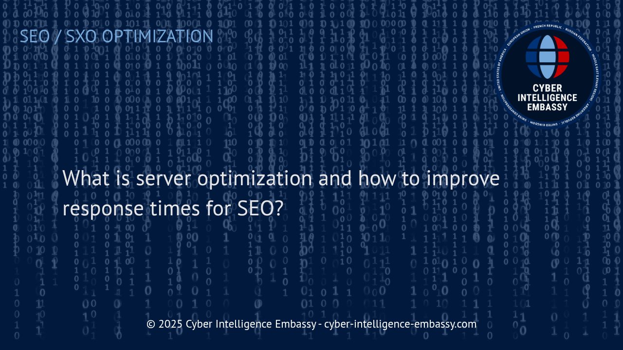 Maximizing Website Performance: A Strategic Approach to Server Optimization for SEO