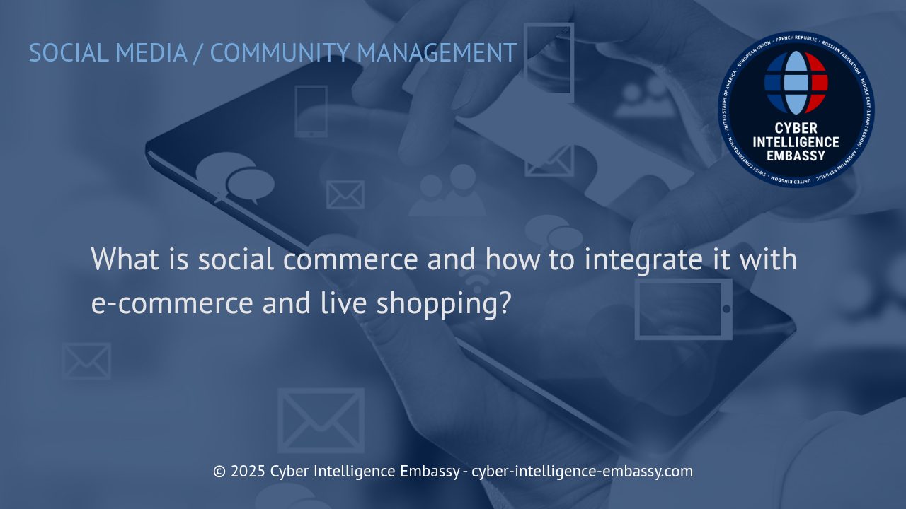 Unlocking Growth: Integrating Social Commerce with E-Commerce and Live Shopping