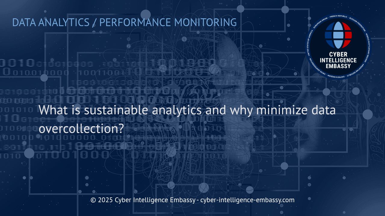 Building Trust and Efficiency with Sustainable Analytics