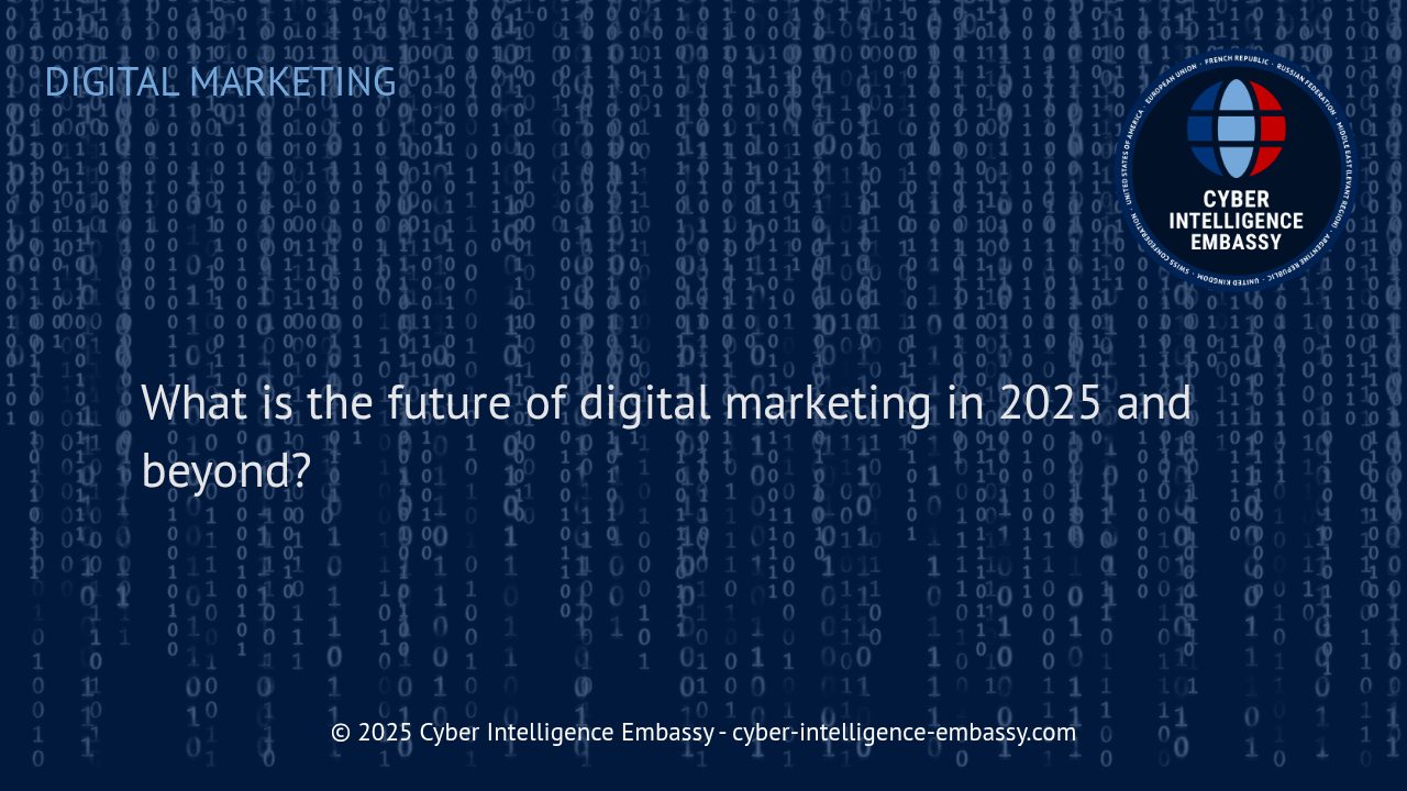The Evolving Landscape of Digital Marketing: What to Expect in 2025 and Beyond