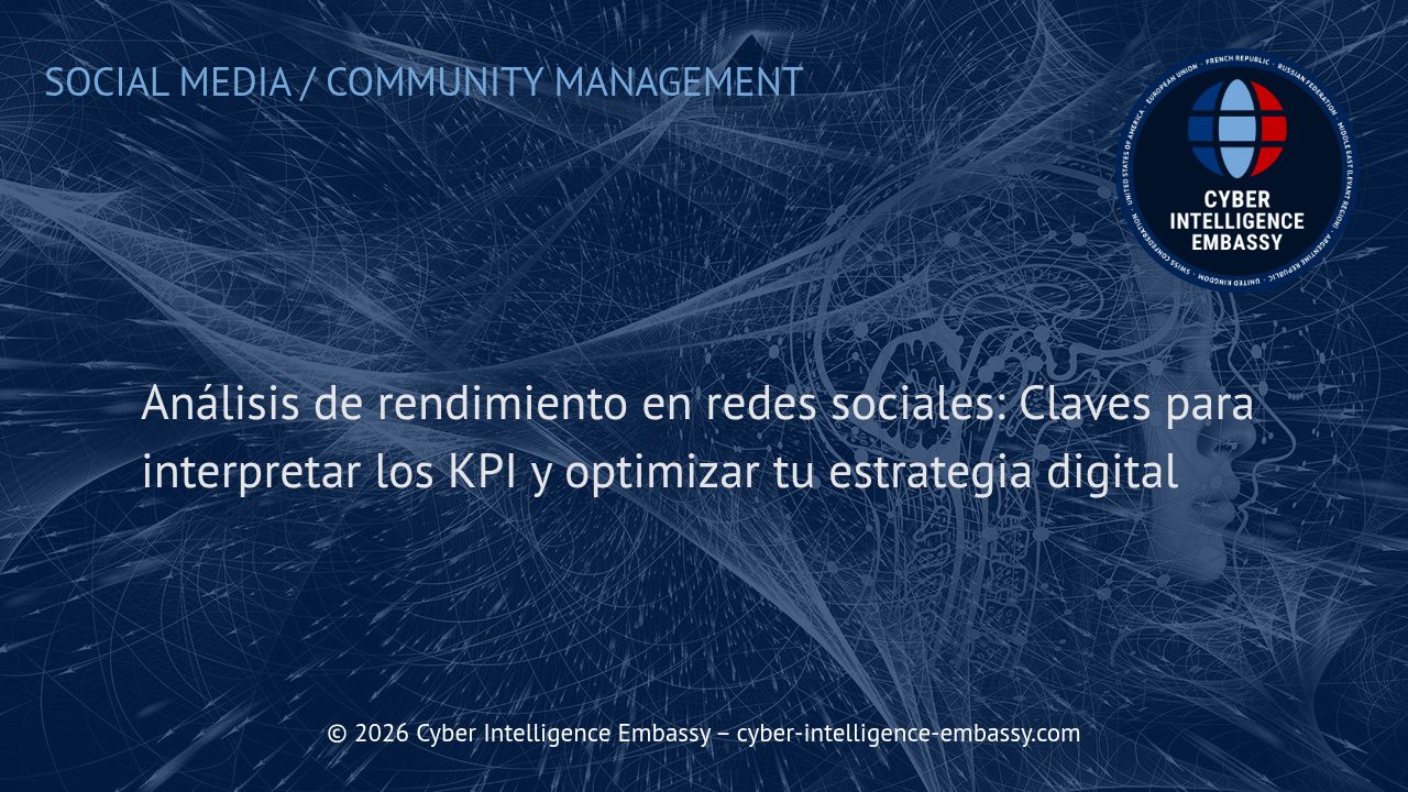 Análisis de rendimiento en redes sociales: Claves para interpretar los KPI y optimizar tu estrategia digital