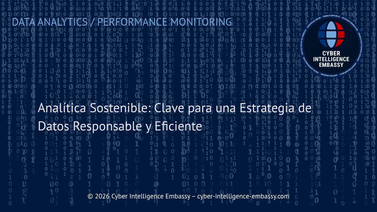 Analítica Sostenible: Clave para una Estrategia de Datos Responsable y Eficiente