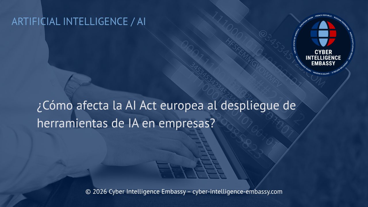 ¿Cómo afecta la AI Act europea al despliegue de herramientas de IA en empresas?