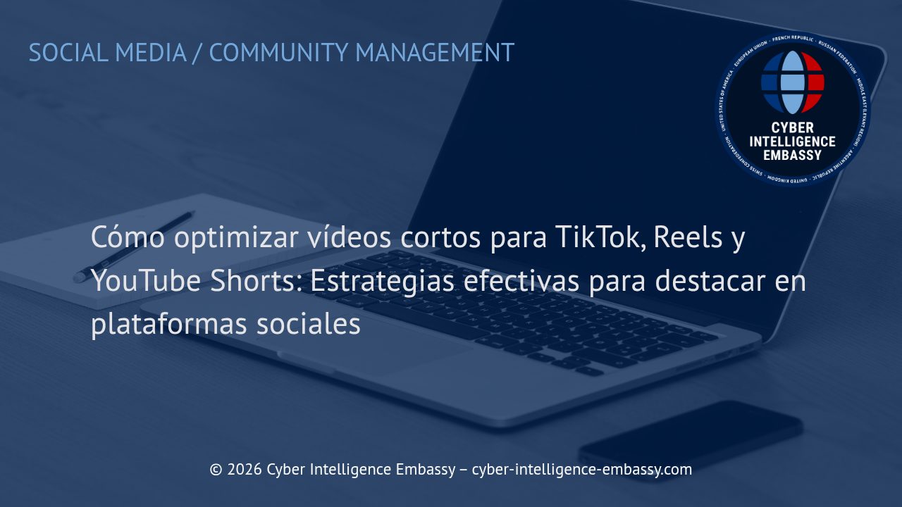 Cómo optimizar vídeos cortos para TikTok, Reels y YouTube Shorts: Estrategias efectivas para destacar en plataformas sociales
