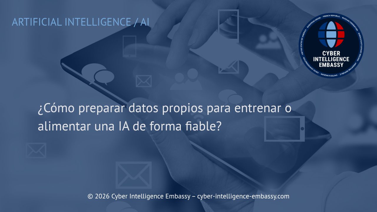 ¿Cómo preparar datos propios para entrenar o alimentar una IA de forma fiable?