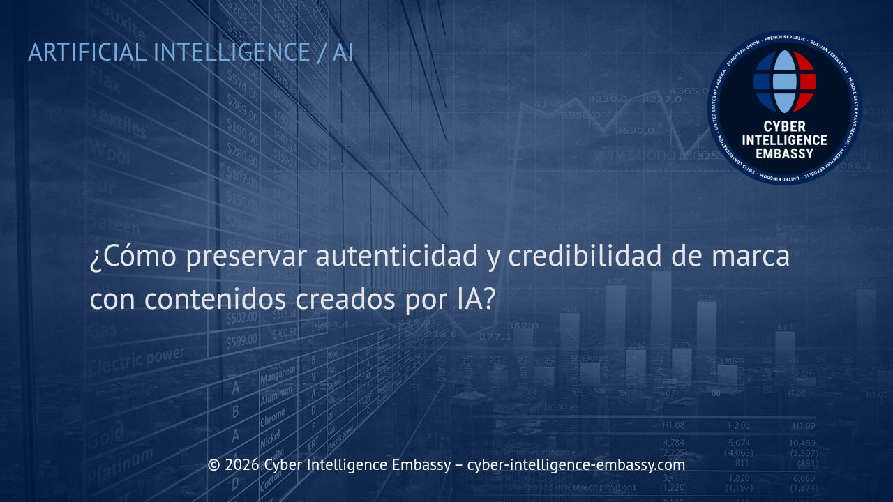¿Cómo preservar autenticidad y credibilidad de marca con contenidos creados por IA?