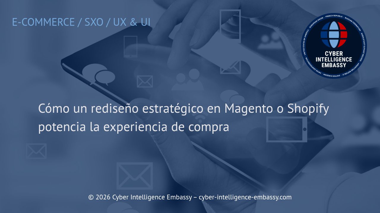Cómo un rediseño estratégico en Magento o Shopify potencia la experiencia de compra